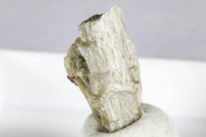Rare Grey Elpidite Crystals with Rhodochrosite - Canada #380285